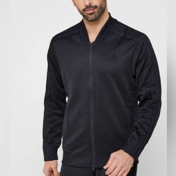 *NEW* Adidas Men's Black ID Track Bomber Jacket - Picture 9 of 11